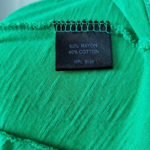 INC International Concepts front button ruched women's sleeveless shirt - Picture 5 of 6